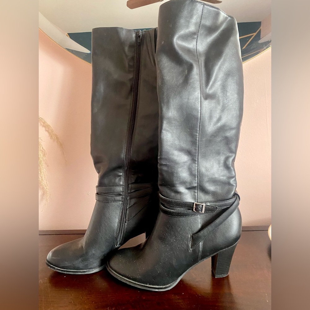 Giani Bernini 9M zip up boots - black